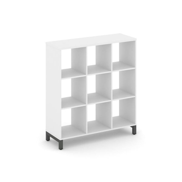 Каркас стеллажа 3 яруса SN.KS-330 (1121х400х1248) (Белый/Металл Антрацит) Каркас стеллажа 3 яруса SN.KS-330 (1121х400х1248) (Белый/Металл Антрацит)