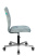 Кресло Бюрократ CH-330M/LT-28 без подлокотников серо-голубой крестовина металл (Компьютерное кресло CH-330M серый)