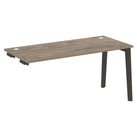 Стол-приставка к опорным элементам на деревянных опорах Onix Wood OW.SPR-4.7 1580x720x750 (Тиквуд Темный/Дуб Темный)