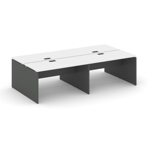 Рабочая станция 2-х сторонняя SN-D.DRS-044 (3160х1432х750) (Белый/Антрацит)