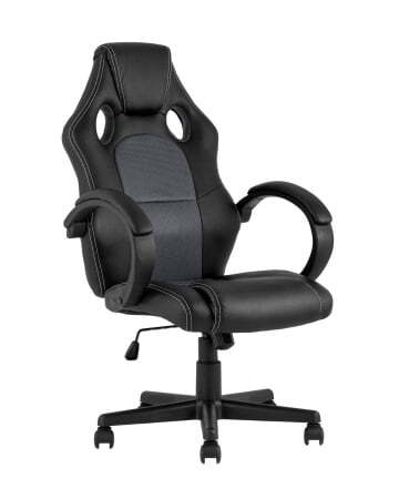 Кресло игровое TopChairs Renegade серое (Геймерское кресло Renegade серый)
