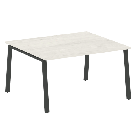 Стол для переговоров (1 столешница) на А-образном м/к Metal System Style БА.ПРГ-1.3 1400x1235x750 (Дуб наварра/Антрацит металл)