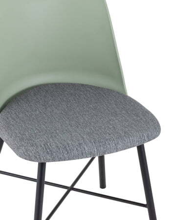 Стул Shell серо-зеленый (Стул пластиковый Shell серо-зеленый) Стул Shell серо-зеленый (Стул пластиковый Shell серо-зеленый)