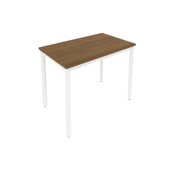 Стол письменный на металлокаркасе Slim С.СП-3.1 980x600x750 (Орех/Белый металл)