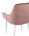 Стул Диана велюр пыльно-розовый ножки белые (Стул Диана пыльно розовый)