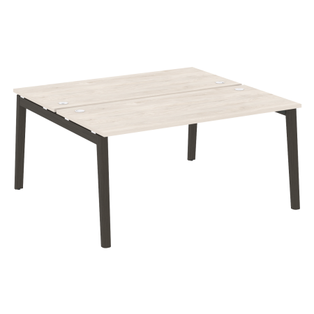 Рабочая станция на деревянных опорах Onix Wood OW.D.RS-2.4.7 1580x1475x750 (Денвер Светлый/Дуб Темный)