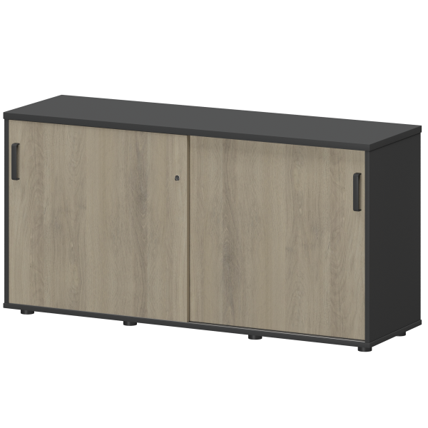 Тумба-купе Смарт СМТ-15.7К Тип1 1496x444x750 (Графит/Кронберг)