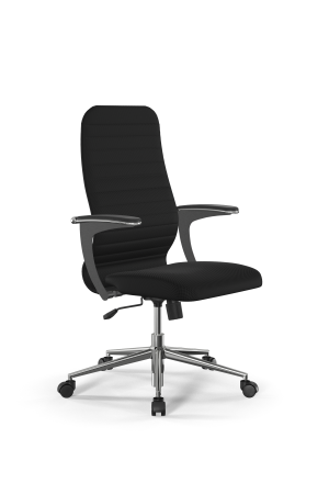 Кресло для руководителя Метта Sit 8 B2-10U - UMF(X1) /Uh02/Wh00/U1mL-b(M09.B23.G18.W01) (Черный)