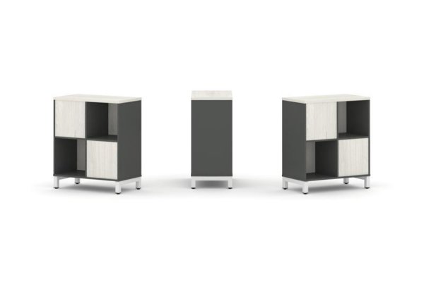 Набор стеллажа 2-х сторонний, 2 яруса SN.NSD-221 (754х400х881) (Антрацит/Дуб Наварра/Металл Белый) Набор стеллажа 2-х сторонний, 2 яруса SN.NSD-221 (754х400х881) (Антрацит/Дуб Наварра/Металл Белый)