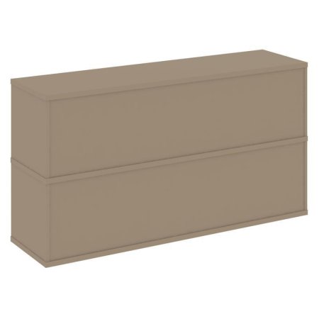 Надставка на 2 тумбы высокая ES.NV-2.1 (1500х410х795) (Латте/Сатин)