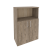 Шкаф средний широкий Onix O.ST-2.1 800x420x1207 (Тиквуд Темный) Шкаф средний широкий Onix O.ST-2.1 800x420x1207 (Тиквуд Темный)