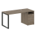 Рабочая станция Metal System Style БО.РС-СТП1.2 1612x750x750 (Дуб Наварра/Серый металл) Рабочая станция Metal System Style БО.РС-СТП1.2 1612x750x750 (Дуб Наварра/Серый металл)