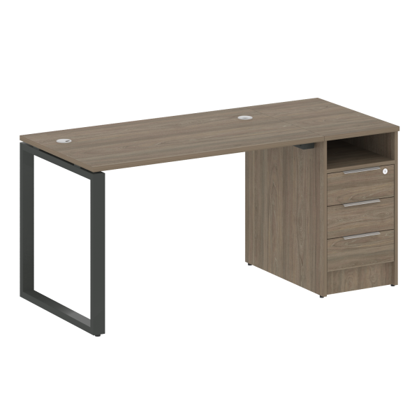Рабочая станция Metal System Style БО.РС-СТП1.2 1612x750x750 (Вяз/Антрацит металл) Рабочая станция Metal System Style БО.РС-СТП1.2 1612x750x750 (Вяз/Антрацит металл)