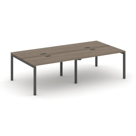 Рабочая станция 2-х сторонняя SN-5P.DRS-044 (3160х1432х750) (Вяз Благородный/Металл Антрацит)