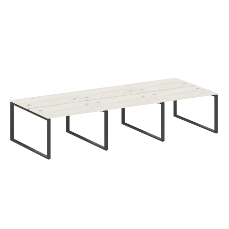 Рабочая станция Metal System Style БО.СМ-6.2 3600x1475x750 (Дуб Наварра/Антрацит металл)