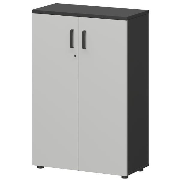 Шкаф Смарт СМШ-38Д Тип1 792x380x1214 (Графит/Белый)