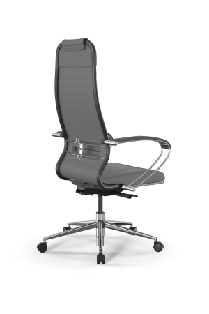 Кресло для руководителя Метта SynchroSit 10 B1-117K - Extra /Um02/Wm12/K1cL(M23.B23.G18.W02) (Серый)
