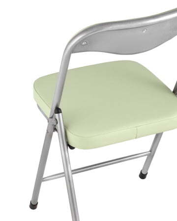 Стул складной ДЖОН металлик, мятно-зеленый (Стул складной Джон мятный)