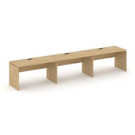 Рабочая станция 1 сторонняя SN-D.ORS-042 (3540х700х750) (Тиквуд Светлый)