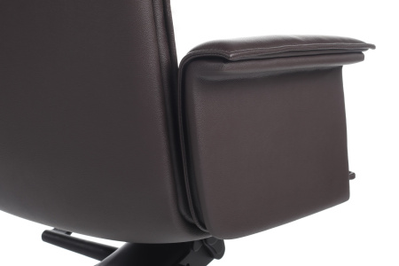 Офисное кресло Rubens A1819-2 Темно-коричневый (Темно-коричневый) Офисное кресло Rubens A1819-2 Темно-коричневый (Темно-коричневый)