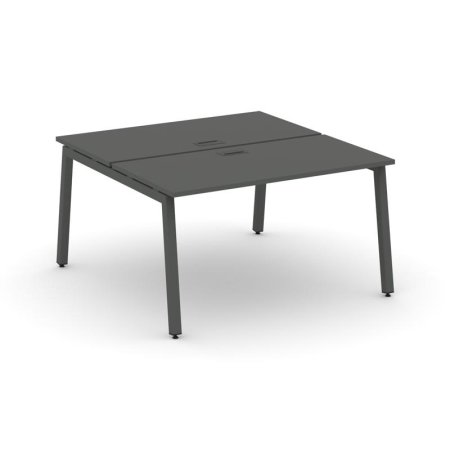 Рабочая станция 2-х сторонняя SN-5A.DRS-001 (980х1232х750) (Антрацит/Металл Антрацит)