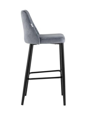 Стул барный Диего велюр серый (Стул барный Диего серый)