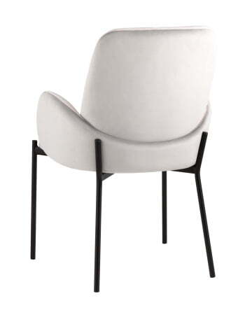 Стул Дивора велюр светло-розовый со светло-серой спинкой (Стул Дивора светло-розовый, светло-серый)