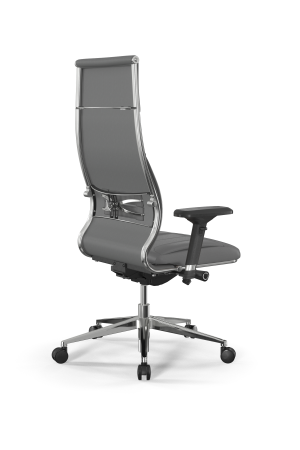 Кресло для руководителя Метта Samurai L1-11D - Infinity /Kc06/Wm06/D04P(M26.B32.G25.W03) (Серый)