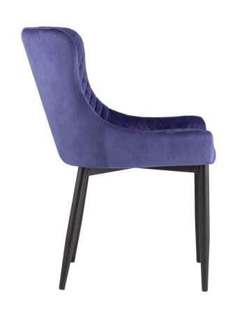 Стул Ститч велюр синий (Стул Ститч королевский синий)