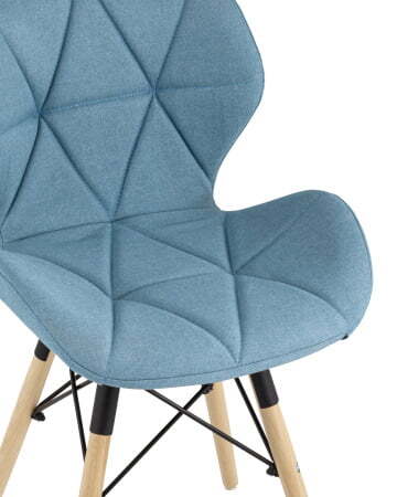 Стул Бон рогожка голубой (Стул Бон голубой)