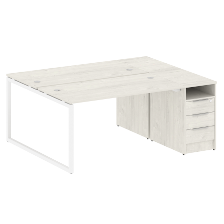 Рабочая станция Metal System Style БО.РС-СТП-2.3 1812x1475x750 (Акация/Антрацит металл)