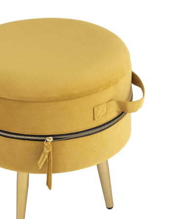 Пуф Тильда велюр охра (Пуф Тильда охра)