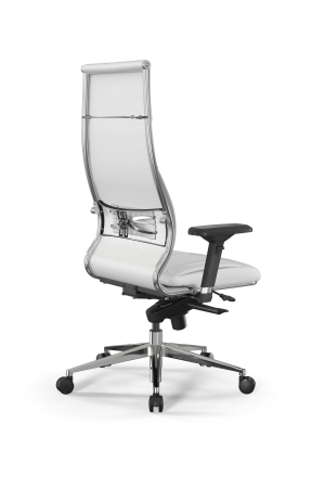Кресло для руководителя Метта Samurai L1-11D - Infinity /Kc06/Wm06/D04P(M06.B32.G11.W03) (Белый)