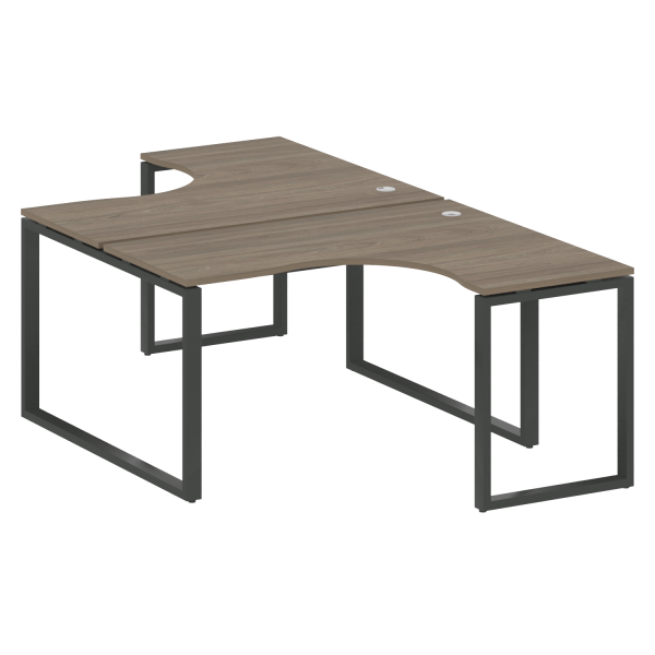 Рабочая станция криволинейная Metal System Style БО.РАС-СА-2.3 1400x2435x750 (Вяз/Антрацит металл) Рабочая станция криволинейная Metal System Style БО.РАС-СА-2.3 1400x2435x750 (Вяз/Антрацит металл)