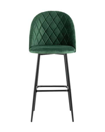 Стул барный Марсель велюр зеленый (Стул барный Марсель зеленый)