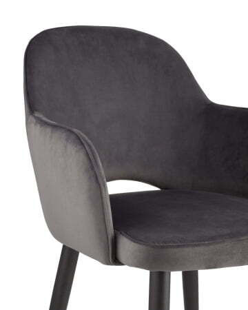 Стул Венера велюр серый (Стул Венера серый) Стул Венера велюр серый (Стул Венера серый)