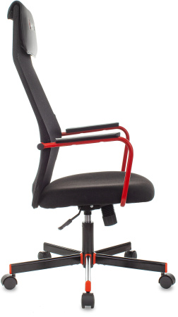 Кресло игровое Zombie One черный TW-01 3C11 сетка/ткань с подголов. крестов. металл (Черный)