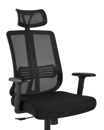 Кресло руководителя TopChairs Post черное (Компьютерное кресло Post черный)