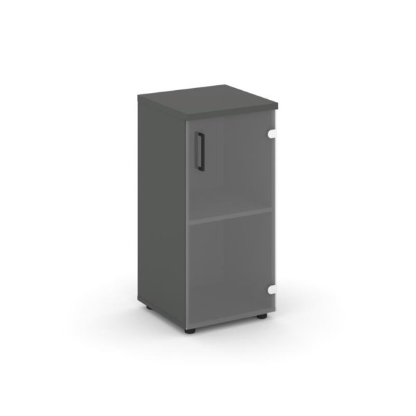Шкаф низкий узкий SN.STU.E-302(R) (400х400х833) (Антрацит/Прозрачный) Шкаф низкий узкий SN.STU.E-302(R) (400х400х833) (Антрацит/Прозрачный)