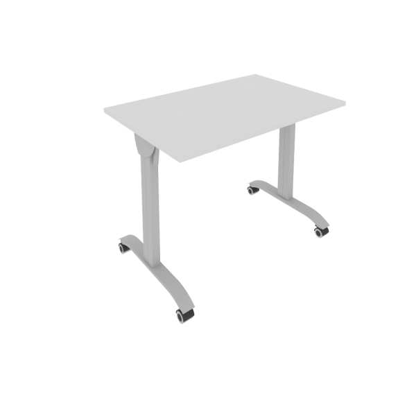 Стол складной мобильный Mobile system СМ-2 1000x650x757 (Серый/Серый металл)