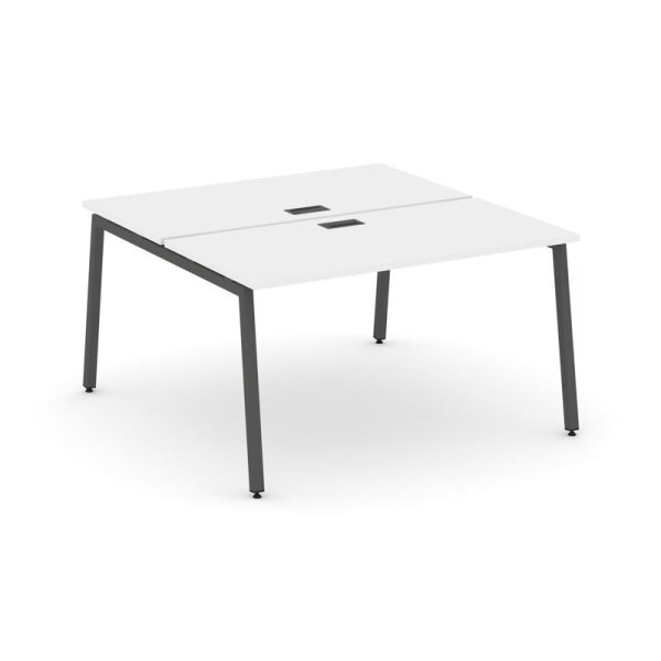 Рабочая станция 2-х сторонняя SN-4A.DRS-014 (1580х1432х750) (Белый/Металл Антрацит) Рабочая станция 2-х сторонняя SN-4A.DRS-014 (1580х1432х750) (Белый/Металл Антрацит)