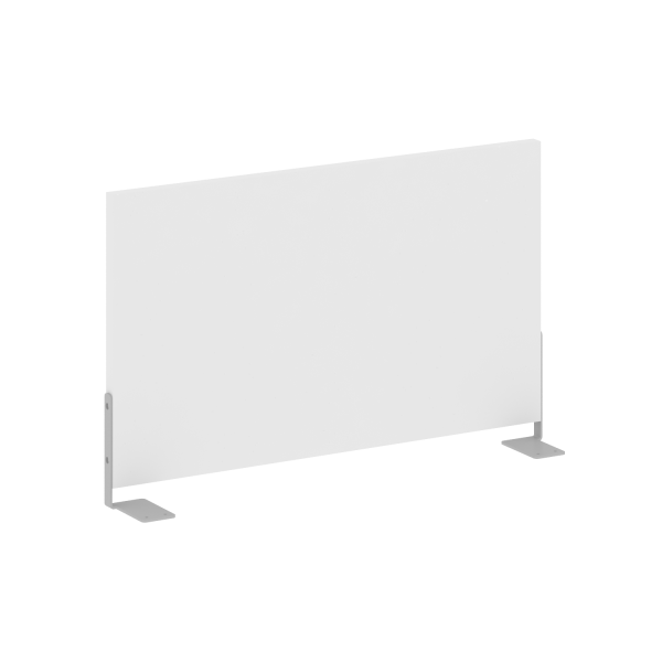 Экран боковой L600мм Б.ЭКР-60 600x18x348 (Белый/Серый металл)
