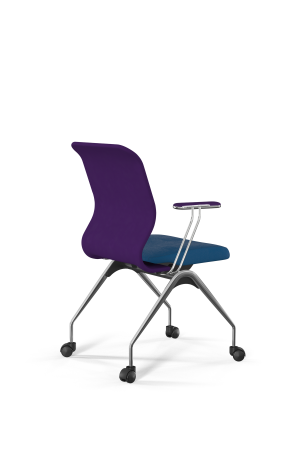 Кресло для руководителя Метта Sit 8 Mr4-4T - Vivaldi /Uh00/Wh12/T4mV-c(F53.W02) (Сиреневый)