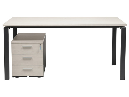 Стол NT 120x70 темный орех/антрацит (Коричневый/Антрацит)