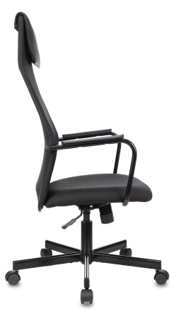 Кресло игровое Zombie ONE черный с подголов. крестов. металл (Черный) Кресло игровое Zombie ONE черный с подголов. крестов. металл (Черный)