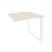 Стол-приставка на О-образном м/к к опорным элементам Onix O.MO-SPR-0.7 780x720x750 (Тиквуд Светлый/Белый Металл)