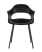 Стул Lady пластик черный (Стул пластиковый Lady черный)
