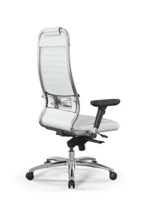 Кресло для руководителя Метта Samurai L1-4D - Infinity /Uc02/Wm06/D13P(M06.B31.G04.W03) (Белый)