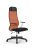 Кресло для руководителя Метта Sit 10 B1-111T - X2+UMF(X1) /Ub00/Wh00/T1bp-c(M09.B02.G15.W01) (Черный | Оранжевый)