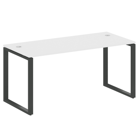 Стол письменный Metal System Style БО.СП-4 1600x720x750 (Белый/Антрацит металл)